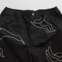 by Parra Stitched Up Duck Pants in Black thumbnail