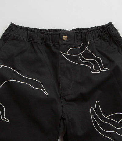 by Parra Stitched Up Duck Pants in Black
