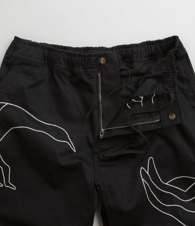 by Parra Stitched Up Duck Pants in Black