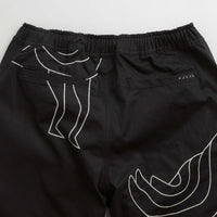 by Parra Stitched Up Duck Pants in Black thumbnail