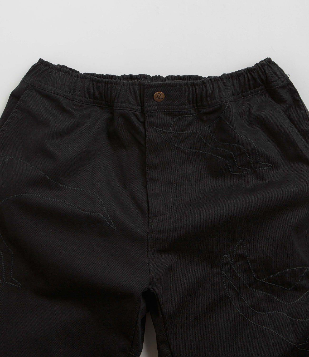 by Parra Stitched Up Duck Pants - Black / Black | Flatspot by Parra Stitched Up Duck Pants - Black / Black | Flatspot