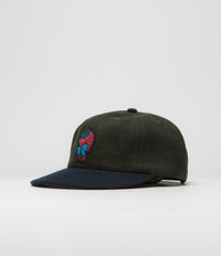 by Parra Stupid Strawberry Cap in Hunter Green