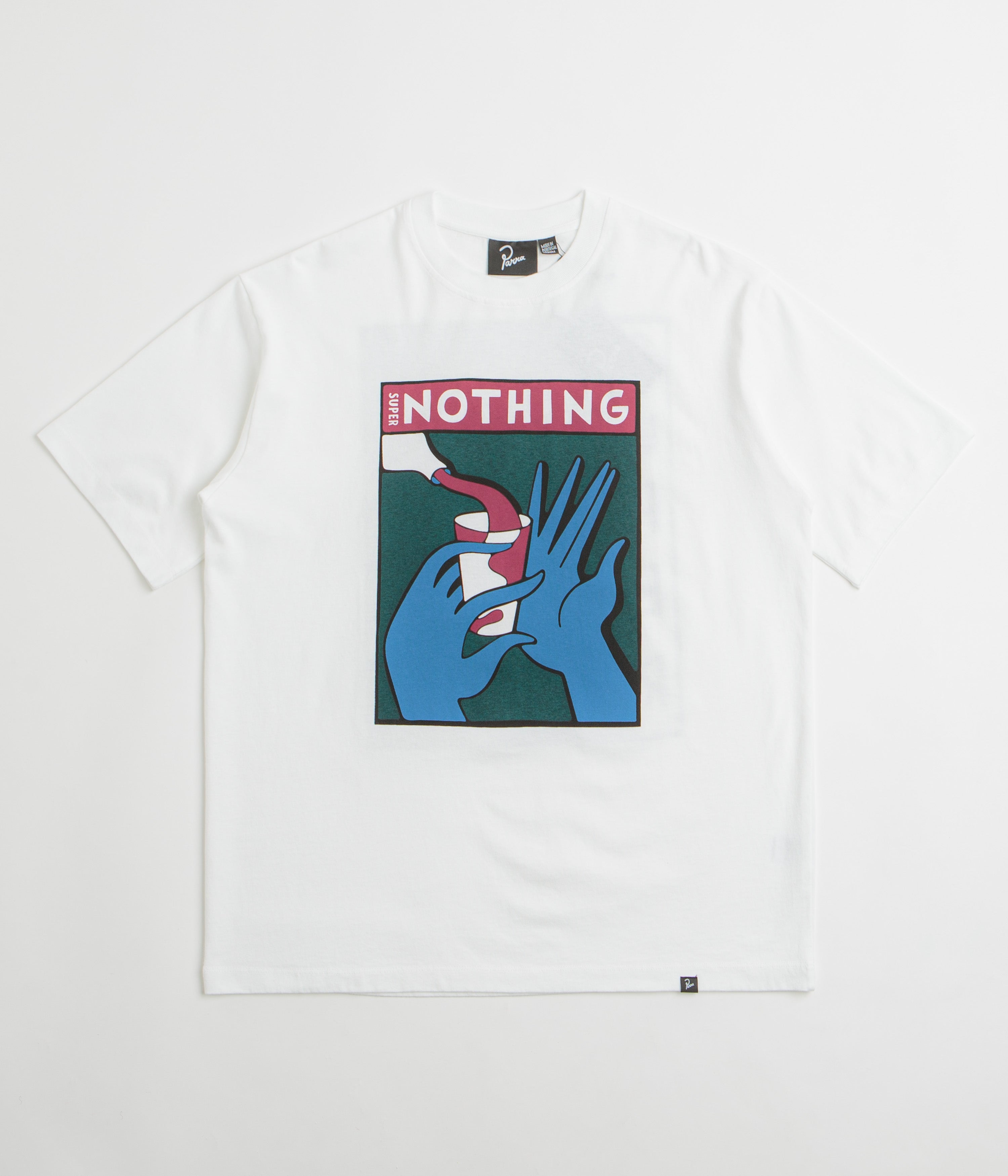 by Parra Super Nothing T-Shirt in White