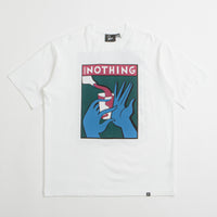 by Parra Super Nothing T-Shirt in White thumbnail