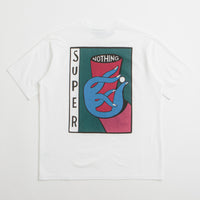 by Parra Super Nothing T-Shirt in White thumbnail