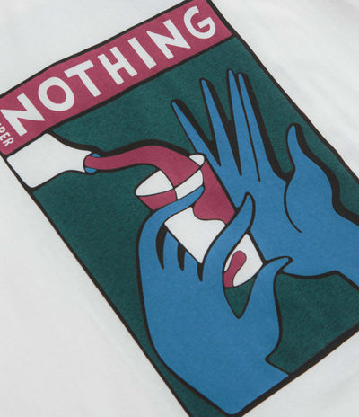 by Parra Super Nothing T-Shirt in White