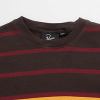by Parra Sweatstriped Crewneck Sweatshirt - Brown thumbnail
