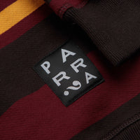 by Parra Sweatstriped Crewneck Sweatshirt - Brown thumbnail