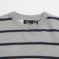by Parra Sweatstriped Crewneck Sweatshirt - Heather Grey thumbnail