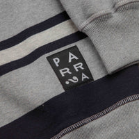 by Parra Sweatstriped Crewneck Sweatshirt - Heather Grey thumbnail