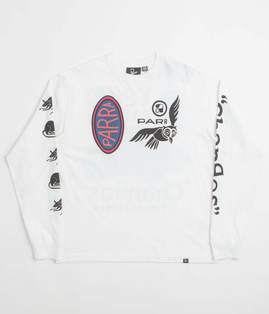 by Parra Team Changes Long Sleeve T-Shirt - White