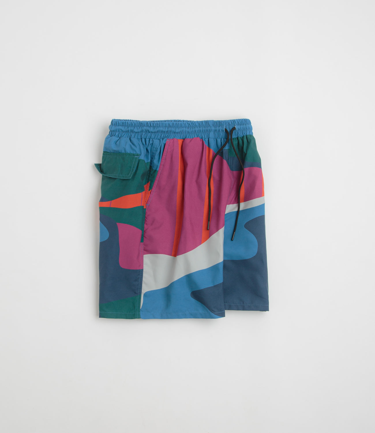 by Parra The Festival Fence Swim Shorts - Blue | Flatspot