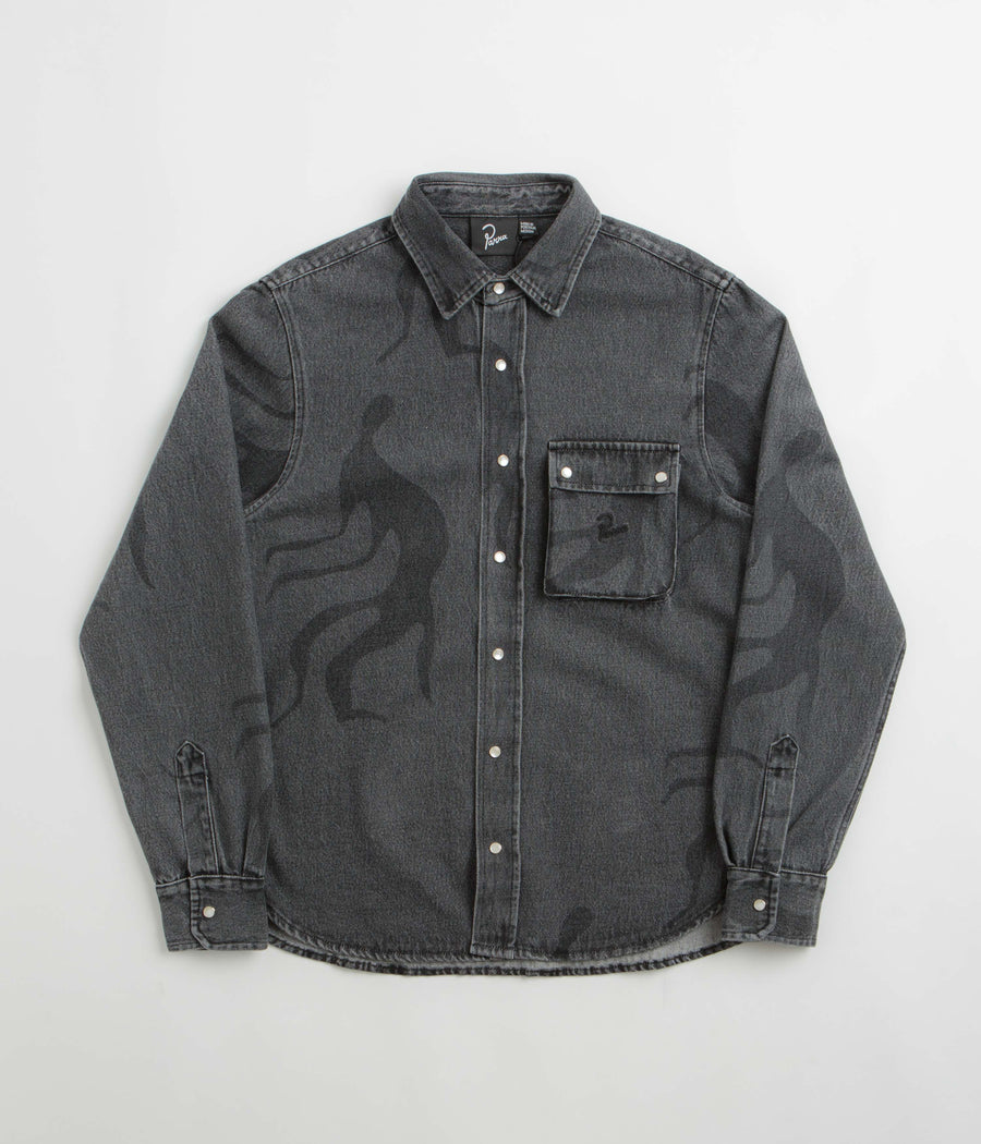 by Parra The Stalkers Shirt in Washed Grey