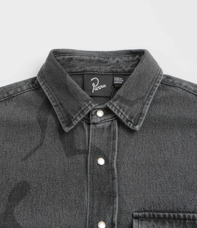 by Parra The Stalkers Shirt in Washed Grey