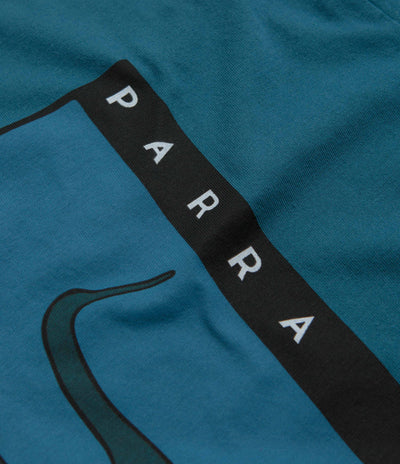 by Parra The Stand Off T-Shirt in Deep Sea Green