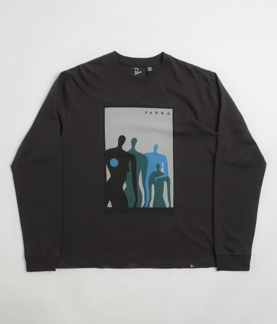 by Parra The Visitors Long Sleeve T-Shirt in Black