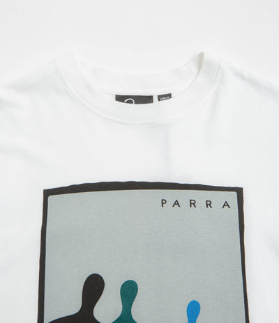 by Parra The Visitors Long Sleeve T-Shirt in White