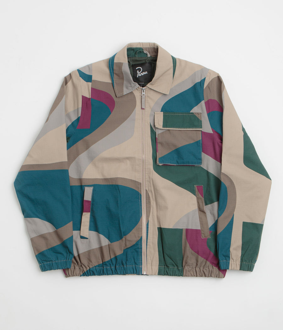 by Parra The Wall Camo Jacket in Sand