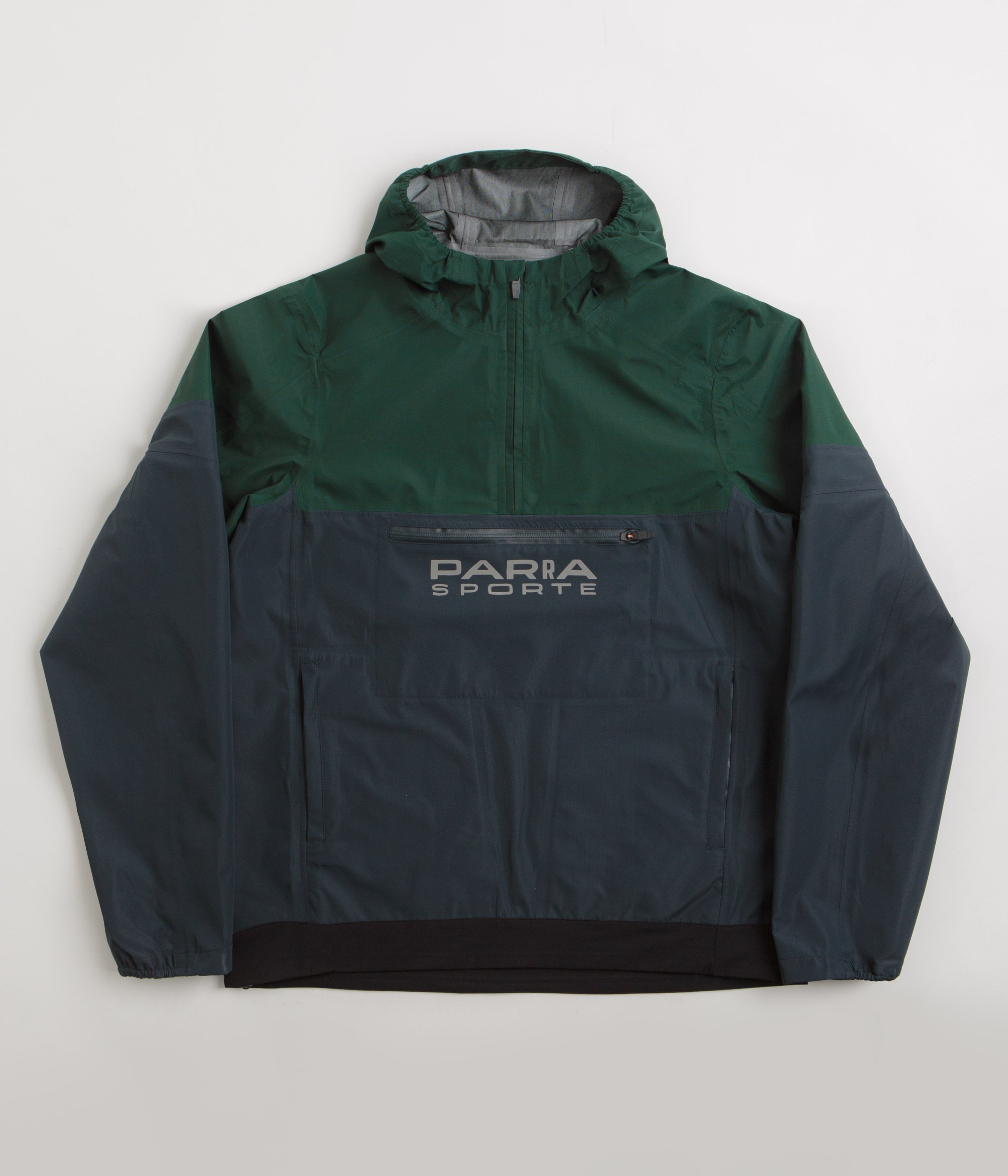 by Parra The Wind Dunes Anorak Jacket in Pine Green