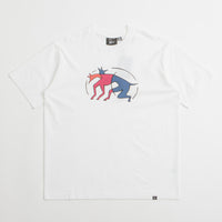 by Parra The Zoomies T-Shirt in White thumbnail