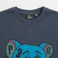 by Parra Tired Champione Crewneck Sweatshirt in Navy Blue thumbnail