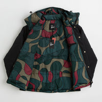 by Parra Trees In Wind Puffer Jacket - Black thumbnail