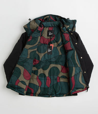 by Parra Trees In Wind Puffer Jacket - Black
