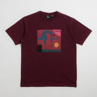 by Parra Tripped Up T-Shirt - Dark Red thumbnail