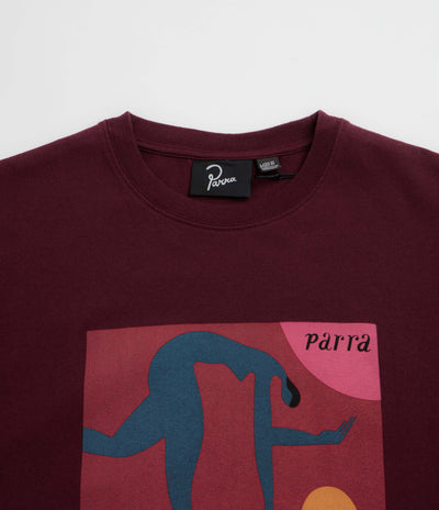 by Parra Tripped Up T-Shirt - Dark Red