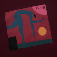 by Parra Tripped Up T-Shirt - Dark Red thumbnail