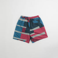 by Parra Vertical Forest Swim Shorts in Blue thumbnail
