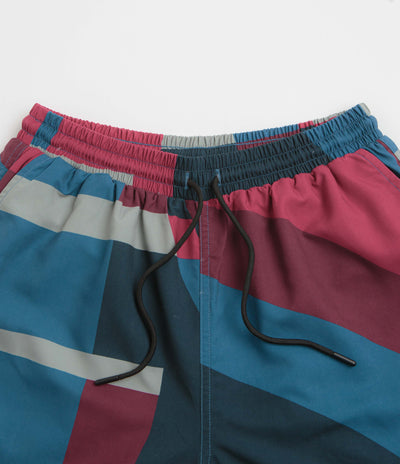 by Parra Vertical Forest Swim Shorts in Blue