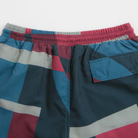 by Parra Vertical Forest Swim Shorts in Blue thumbnail