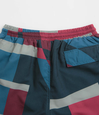 by Parra Vertical Forest Swim Shorts in Blue