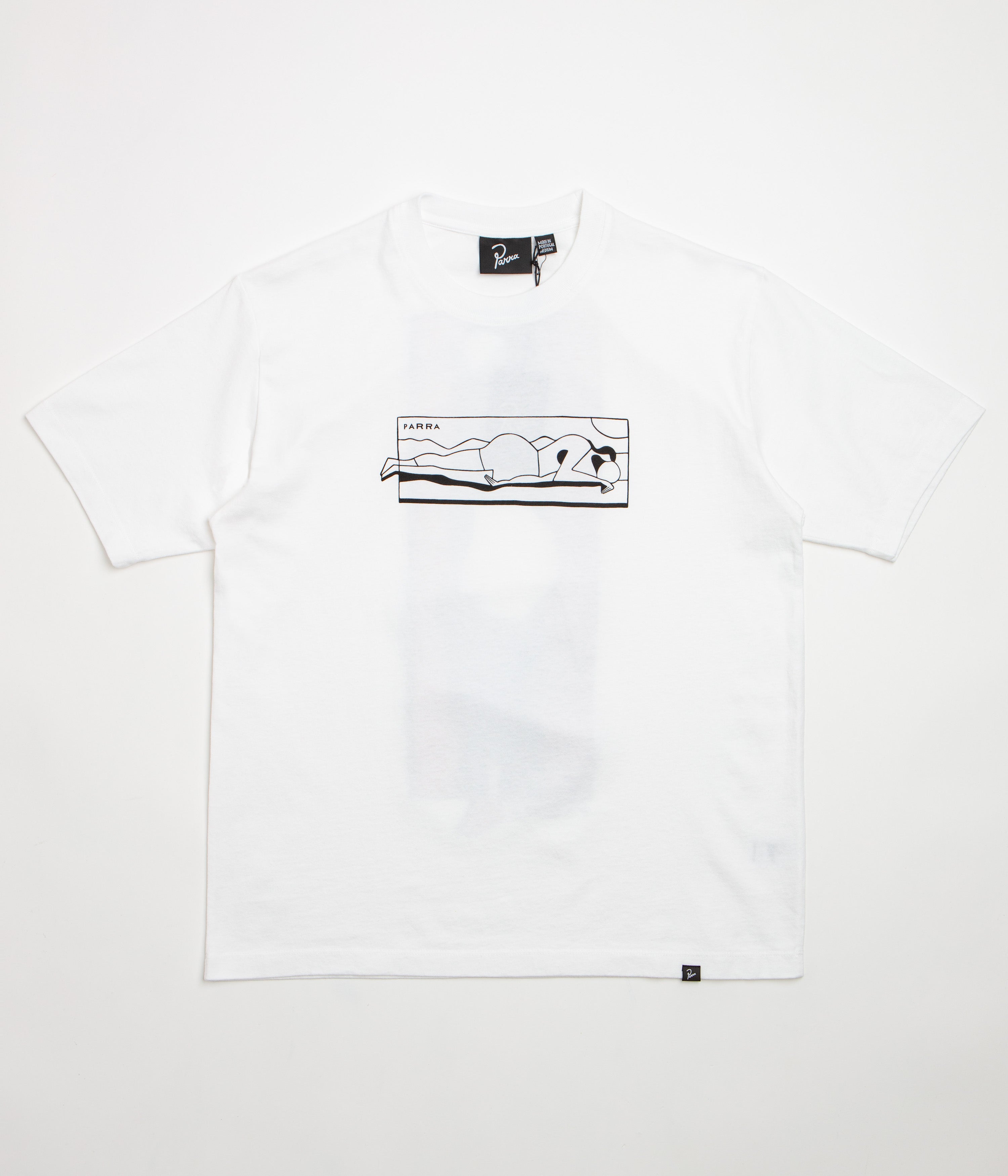 by Parra Vertical Thoughts T-Shirt - White