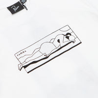 by Parra Vertical Thoughts T-Shirt - White thumbnail