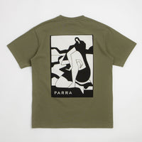 by Parra Waiting For You T-Shirt in Green thumbnail