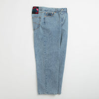 by Parra Washed Up Jeans in Washed blue thumbnail