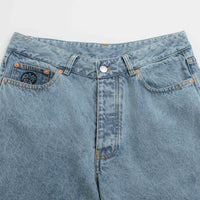 by Parra Washed Up Jeans in Washed blue thumbnail
