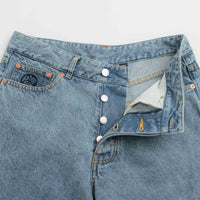 by Parra Washed Up Jeans in Washed blue thumbnail