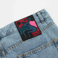 by Parra Washed Up Jeans in Washed blue thumbnail