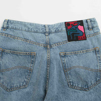 by Parra Washed Up Jeans in Washed blue thumbnail