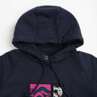 by Parra Wave Block Tremors Hoodie - Navy Blue thumbnail