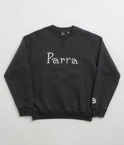 by Parra Weird Trad Logo Crewneck Sweatshirt - Dark Navy