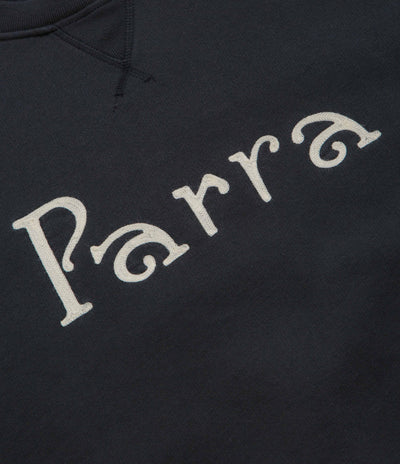 by Parra Weird Trad Logo Crewneck Sweatshirt - Dark Navy