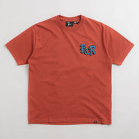 by Parra Wheeled Bird T-Shirt in Rust thumbnail