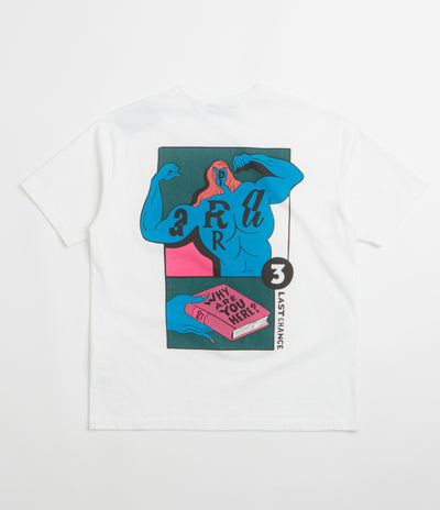 by Parra Why Are You Here T-Shirt - White