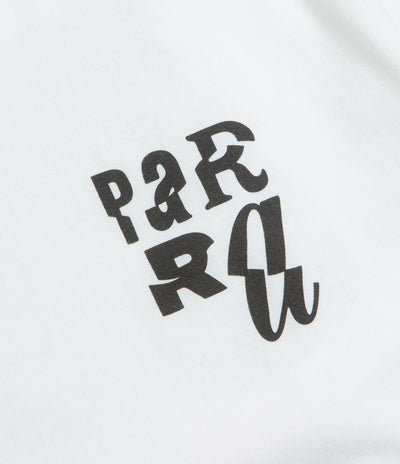 by Parra Why Are You Here T-Shirt - White