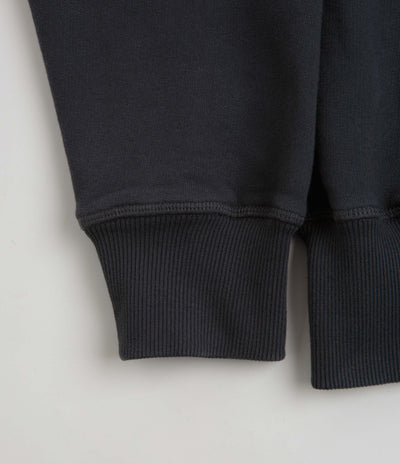 by Parra Word Salad Full Zip Hoodie in Dark Navy