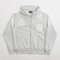 by Parra Word Salad Full Zip Hoodie in Heather Grey thumbnail